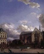 Jan van der Heyden Grand Place Germany oil painting artist